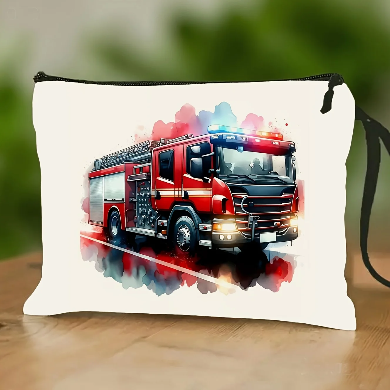 Fun Fire Truck Pattern 2D Flat Print Toiletry Bag Stationery Pouch Pencil Case with Lightweight And Practical Mak
Fun Fire Truck Pattern 2D Flat Print Toiletry Bag Stationery Pouch Pencil Case with Lightweight And Practical Mak