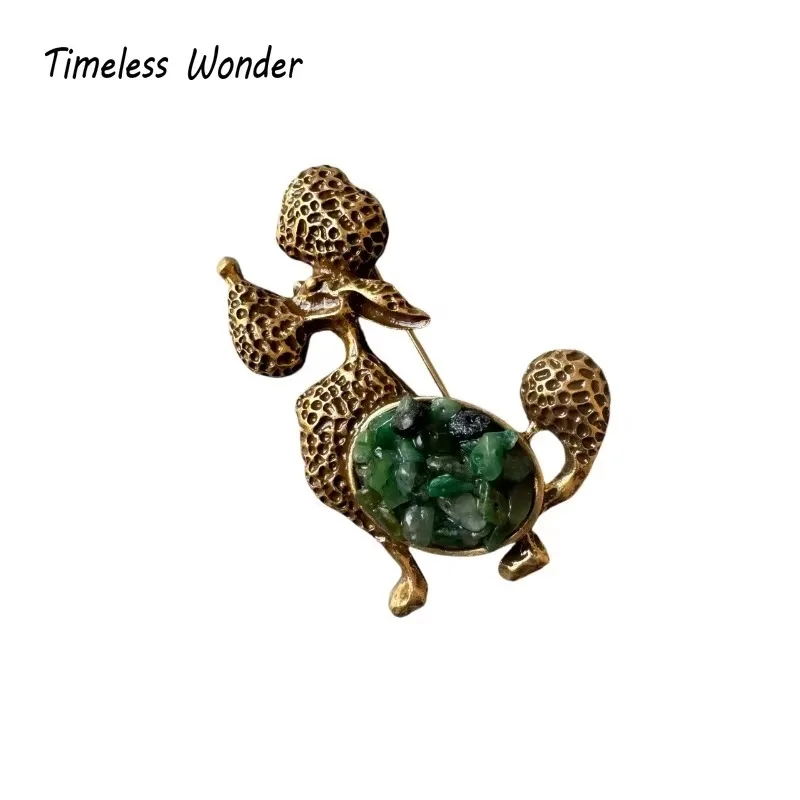 Timeless Wonder Retro Dog Brooch Pins for Women Designer Jewelry Runway Top Rare Handmade Sweet Gift Cute Mix 7523
Timeless Wonder Retro Dog Brooch Pins for Women Designer Jewelry Runway Top Rare Handmade Sweet Gift Cute Mix 7523