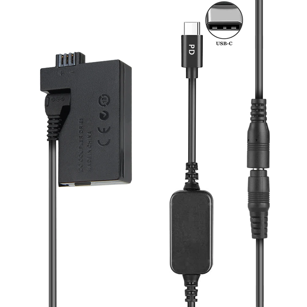 ACK-E5 Mobile Power Charger USB-C Cable LP-E5 Dummy Battery DR-E5 DC Coupler for Canon EOS 450D 500D 1000D XS XSi T1i
ACK-E5 Mobile Power Charger USB-C Cable LP-E5 Dummy Battery DR-E5 DC Coupler for Canon EOS 450D 500D 1000D XS XSi T1i