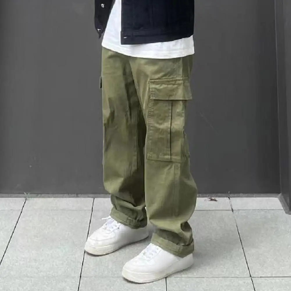 New Cargo Pants Men's Loose Straight Oversize Clothing Solid Grey Versatile Work Wear Black Joggers Cotton Casual Male Trousers
New Cargo Pants Men's Loose Straight Oversize Clothing Solid Grey Versatile Work Wear Black Joggers Cotton Casual Male Trousers