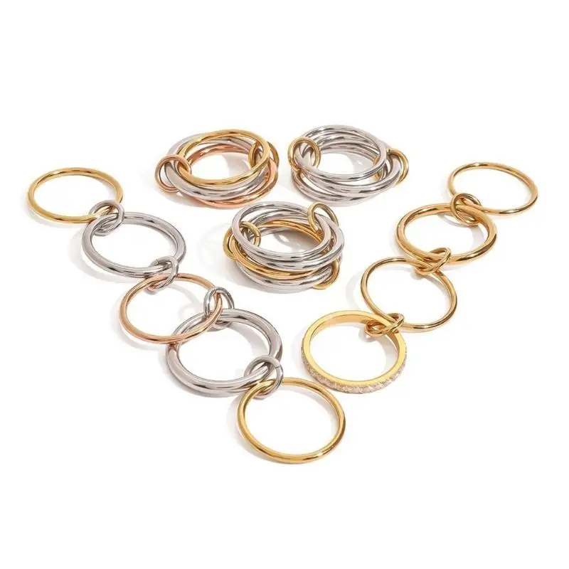 A52E Stackable Plain Band Rings Crafted of Sturdy Alloy for Long Time Use Durability and Fashionable Layering Casual Wear
A52E Stackable Plain Band Rings Crafted of Sturdy Alloy for Long Time Use Durability and Fashionable Layering Casual Wear