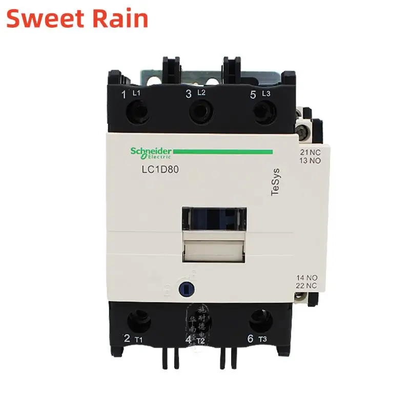 Контактор переменного тока Schneider LC1D80, электрический контактор LC1D80 80A B7C F7C M7C Q7C 24 В, контактор 110 В 220 В 380 В
Контактор переменного тока Schneider LC1D80, электрический контактор LC1D80 80A B7C F7C M7C Q7C 24 В, контактор 110 В 220 В 380 В