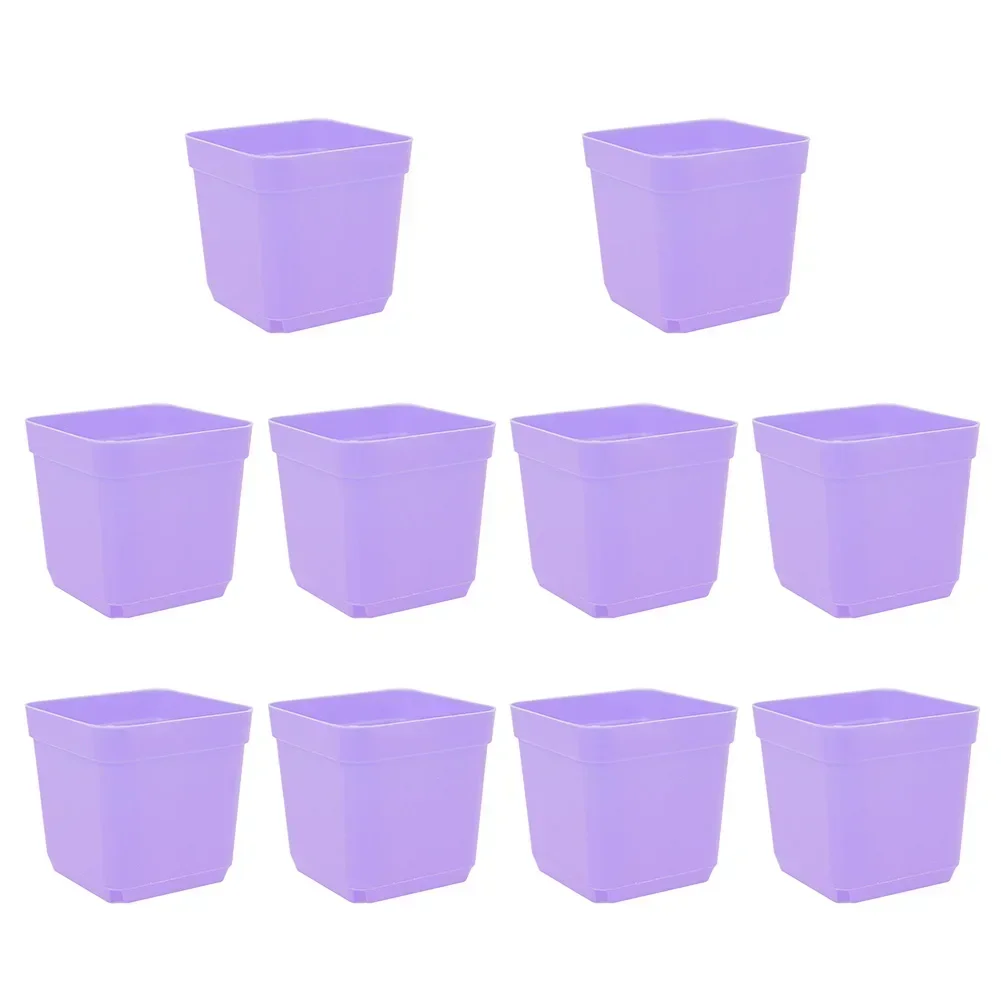 Fashion 10 PCS Plastic Flower Pot Colorful Succulent Flower Pot -SeedlingSmall Square Pot 5.5cm Pot Basin Small Square Container
Fashion 10 PCS Plastic Flower Pot Colorful Succulent Flower Pot -SeedlingSmall Square Pot 5.5cm Pot Basin Small Square Container