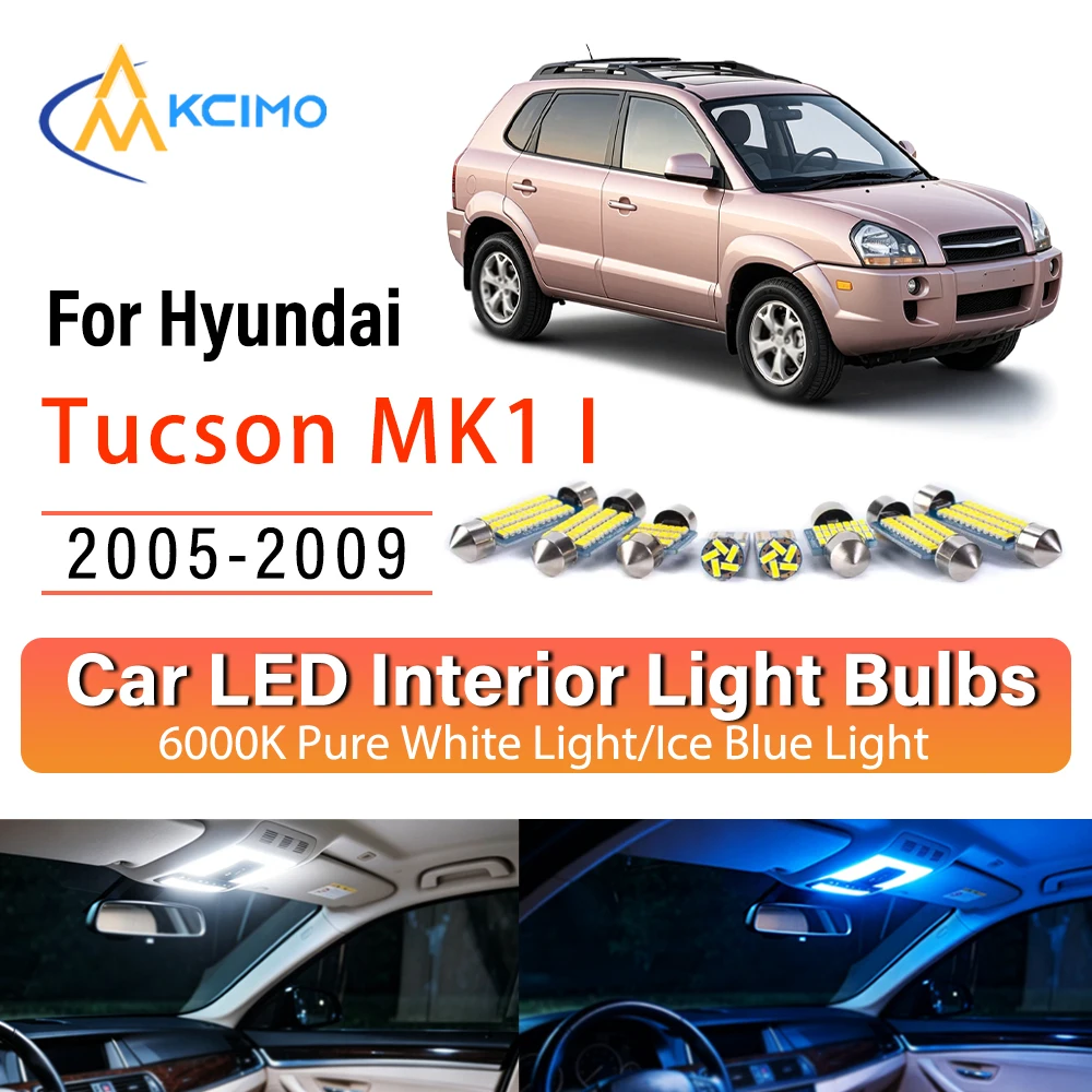 For Hyundai Tucson MK1 I 2005-2009 Interior LED Lights, Two Colors Choices, Super Bright Easy Install Car Decoratio
For Hyundai Tucson MK1 I 2005-2009 Interior LED Lights, Two Colors Choices, Super Bright Easy Install Car Decoratio