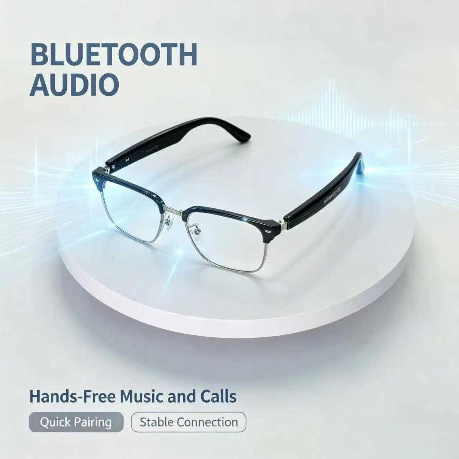 SENBONO Smart Glasses Music Headset Wireless Headphone Driving Glasses Outdoor Sport Calling Music With HD Smart Glasses Earphone Stereo Dual Speaker Touch Wireless Glasses Headphone, Gift For Men Women
SENBONO Smart Glasses Music Headset Wireless Headphone Driving Glasses Outdoor Sport Calling Music With HD Smart Glasses Earphone Stereo Dual Speaker Touch Wireless Glasses Headphone, Gift For Men Women