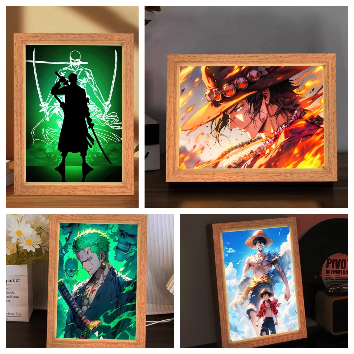 One Piece anime Light picture frame, Luffy LED light, birthday gift, comic bedroom decoration, original art moon light
One Piece anime Light picture frame, Luffy LED light, birthday gift, comic bedroom decoration, original art moon light