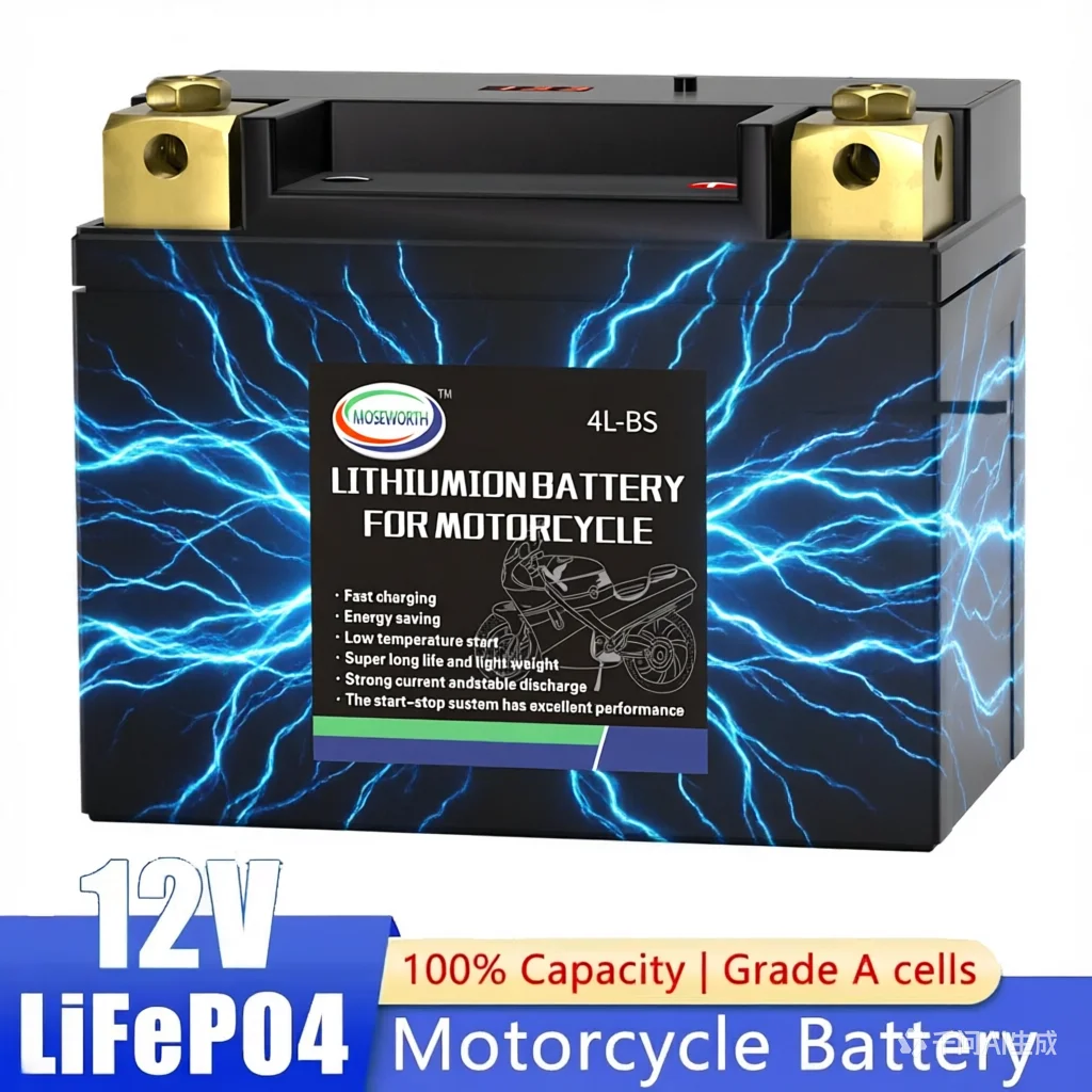 4L-BS Motorcycle Battery LiFePO4 Lithium Battery 12V 2Ah CCA160 with BMS Voltage Protection For BMW Halley Augusta KTM Honda
4L-BS Motorcycle Battery LiFePO4 Lithium Battery 12V 2Ah CCA160 with BMS Voltage Protection For BMW Halley Augusta KTM Honda
