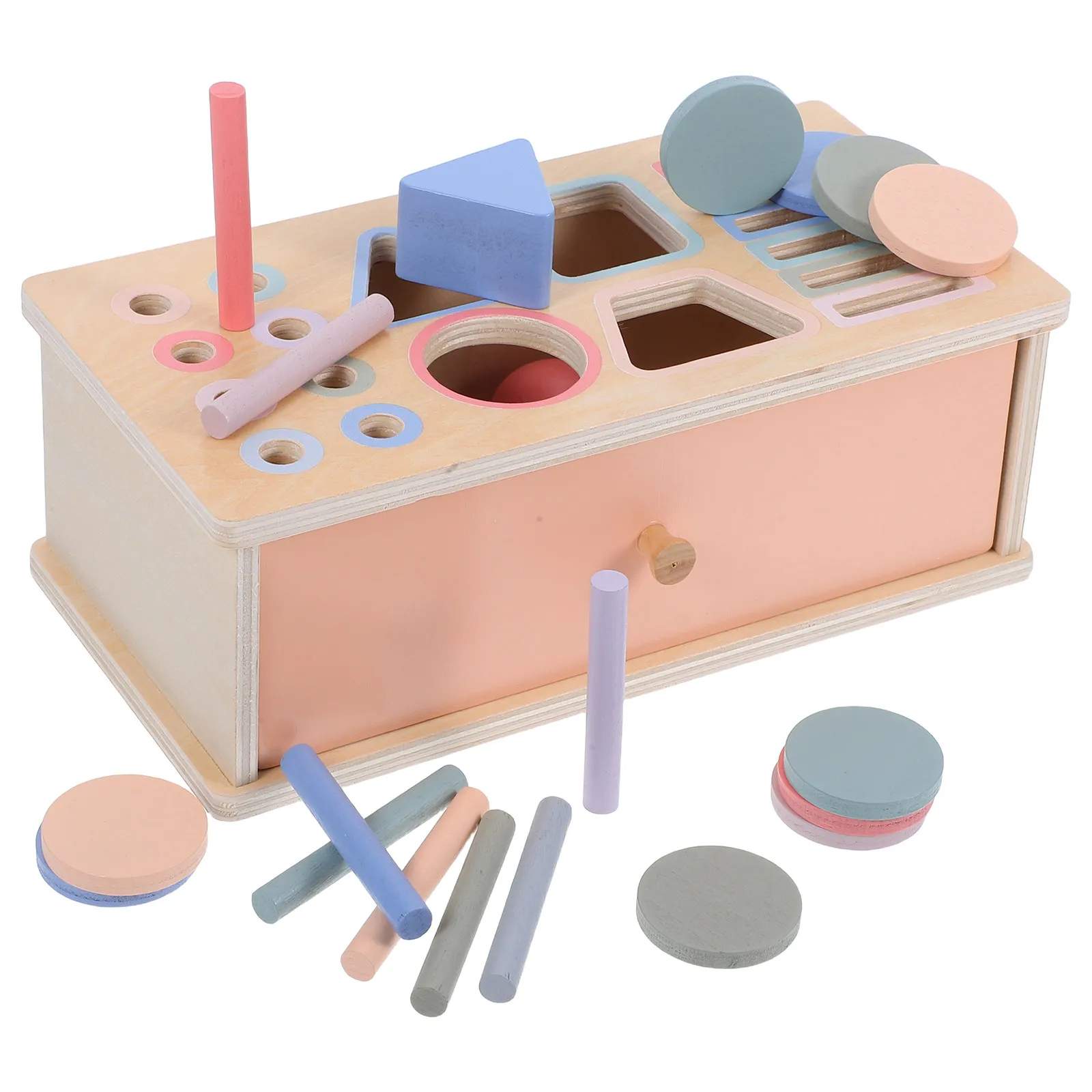 1Set Montessori Wood Sorting Coin Box Early Education Color Shape Sorting Game for Toddlers 1-3 Years Fine Motor Skills
1Set Montessori Wood Sorting Coin Box Early Education Color Shape Sorting Game for Toddlers 1-3 Years Fine Motor Skills