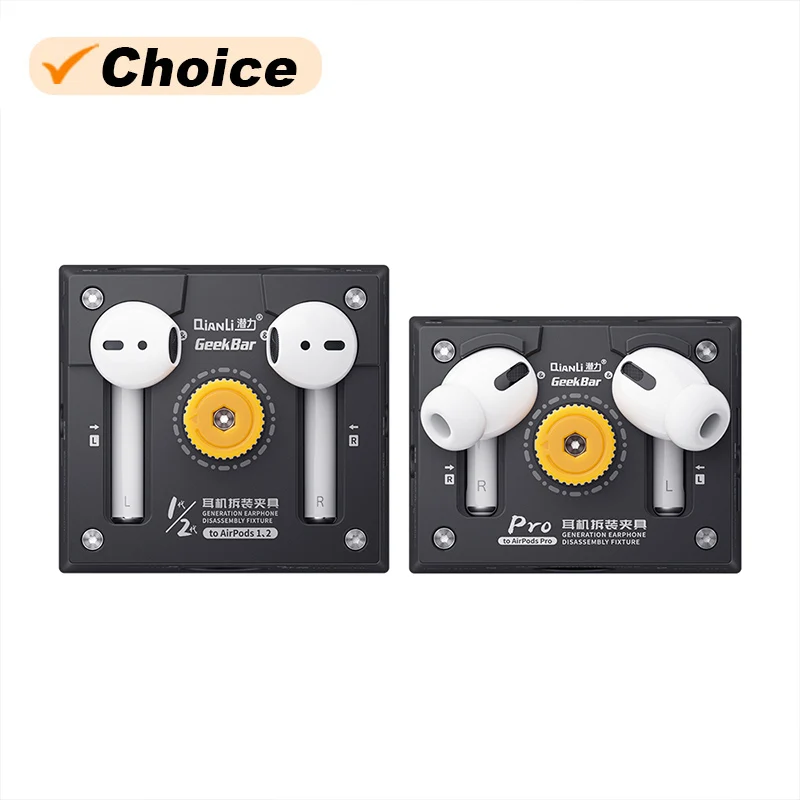 Qianli Geekbar Earpods Repair Fixture for Air Pods 1/2/Pro Headset Battery Disassembly Opening Alignment Clamp Maintenance
Qianli Geekbar Earpods Repair Fixture for Air Pods 1/2/Pro Headset Battery Disassembly Opening Alignment Clamp Maintenance