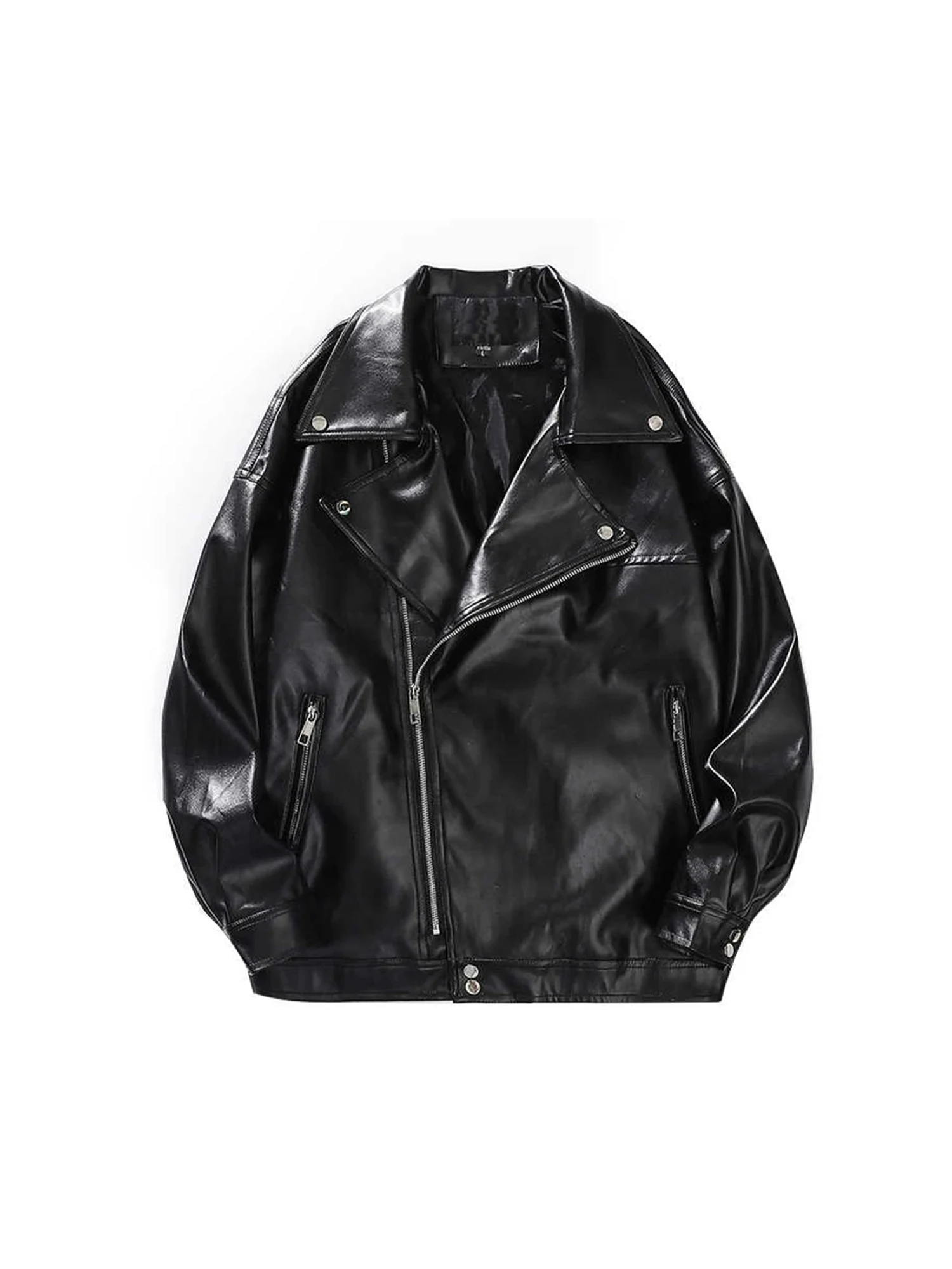 Women's Black Gothic Mustang Leather Jacket Coat Harajuku Vintage Long Sleeve Motorcycle Jacket Outerwear 2000s Clothes Autumn
Women's Black Gothic Mustang Leather Jacket Coat Harajuku Vintage Long Sleeve Motorcycle Jacket Outerwear 2000s Clothes Autumn