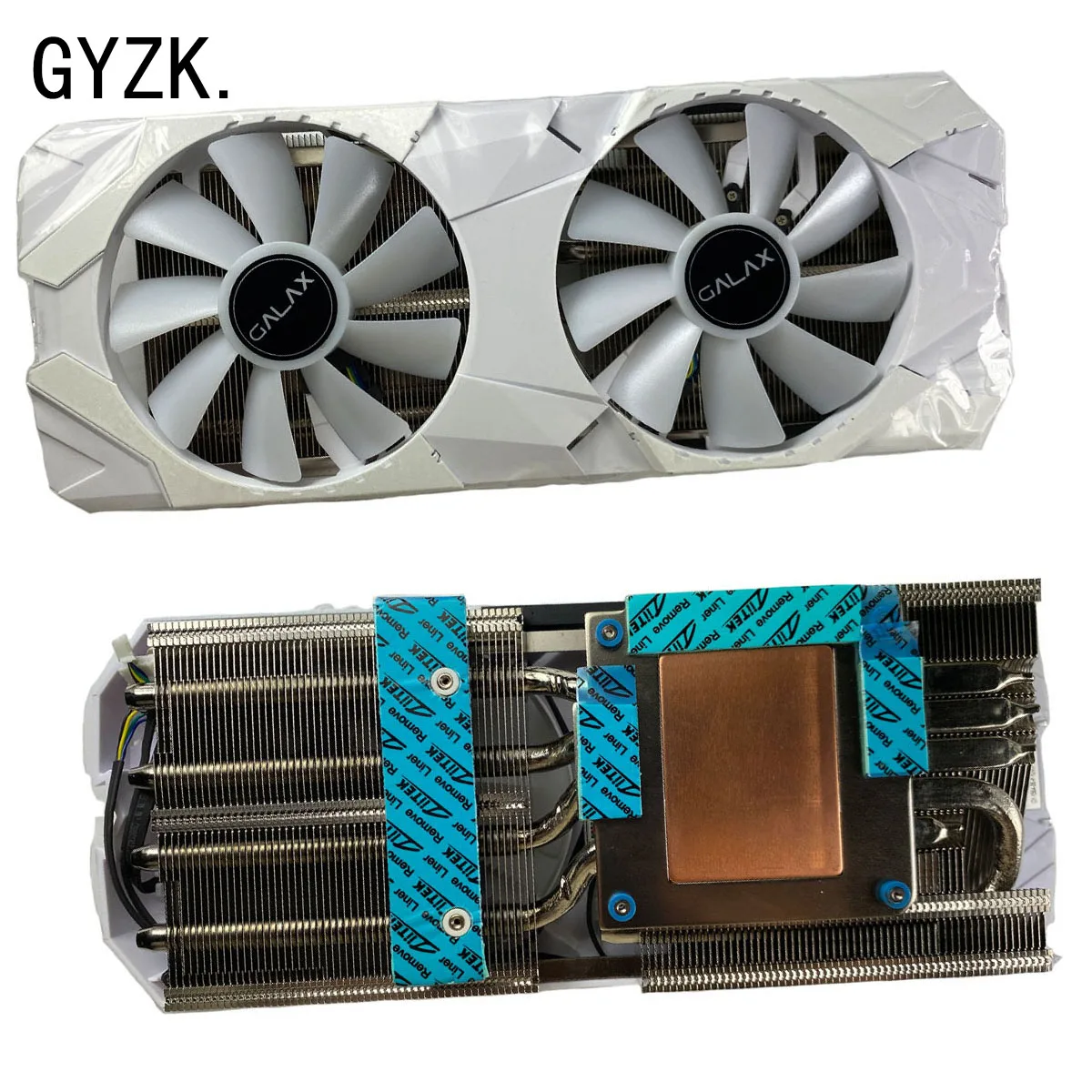Новый для GALAX GeForce RTX 2070 2080 2080S EX белый новый комплект модуля радиатора
Новый для GALAX GeForce RTX 2070 2080 2080S EX белый новый комплект модуля радиатора