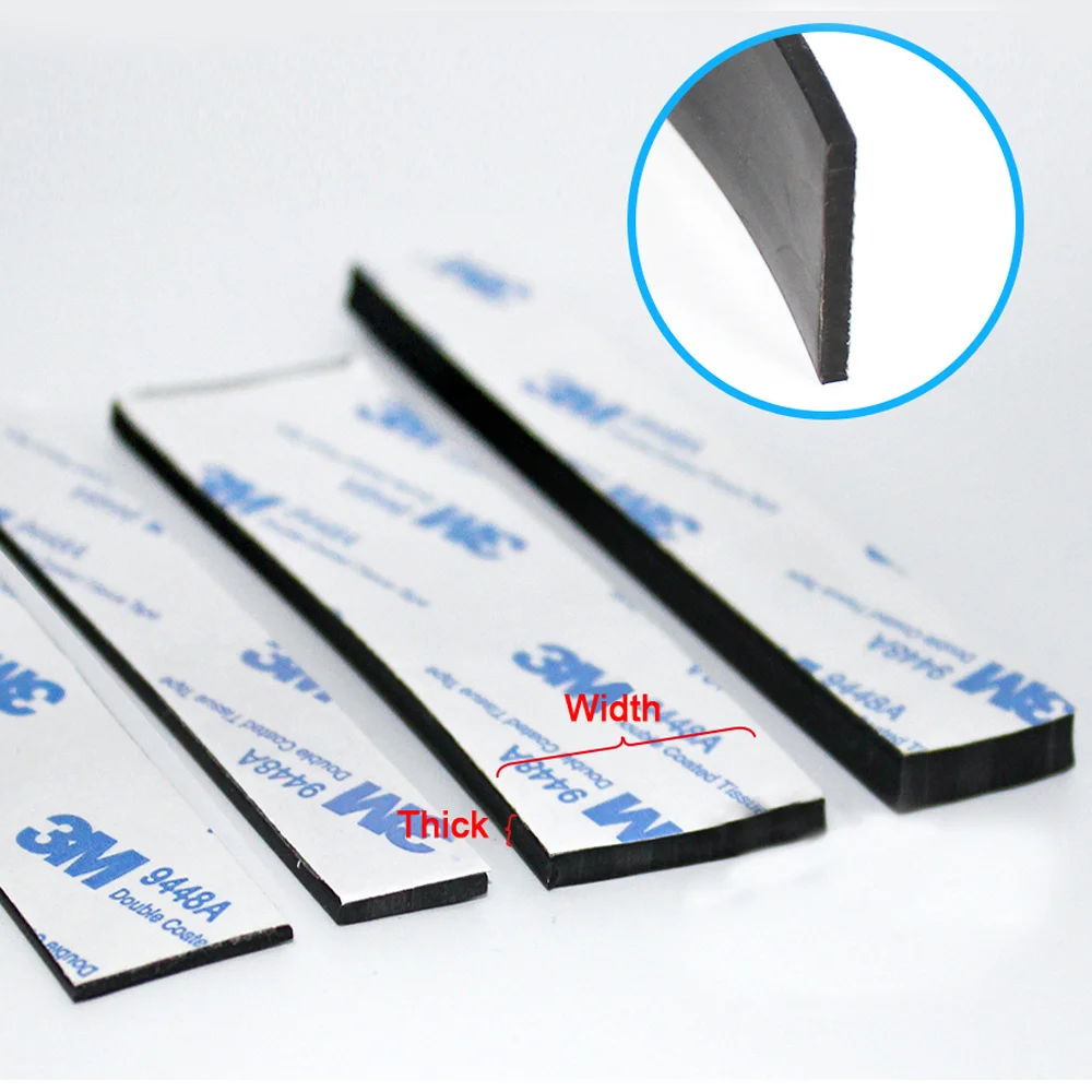 1 pcs black silicone rubber strip self adhesive gasket 300x1 0/20/30x0.5/1/2/3mm
1 pcs black silicone rubber strip self adhesive gasket 300x1 0/20/30x0.5/1/2/3mm