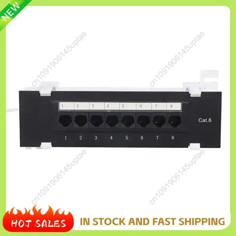 N88R 5X 8 Port Patch Panel For Cat. 6 Versatile Data Center Plastic Wall Mount For Computer Home
N88R 5X 8 Port Patch Panel For Cat. 6 Versatile Data Center Plastic Wall Mount For Computer Home