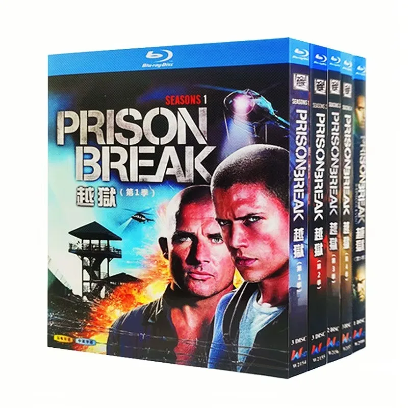 Blu-ray Ultra HD TV Series Prison Break Seasons 1–5 BD Discs with Chinese Simplified Chinese Traditional and English
Blu-ray Ultra HD TV Series Prison Break Seasons 1–5 BD Discs with Chinese Simplified Chinese Traditional and English