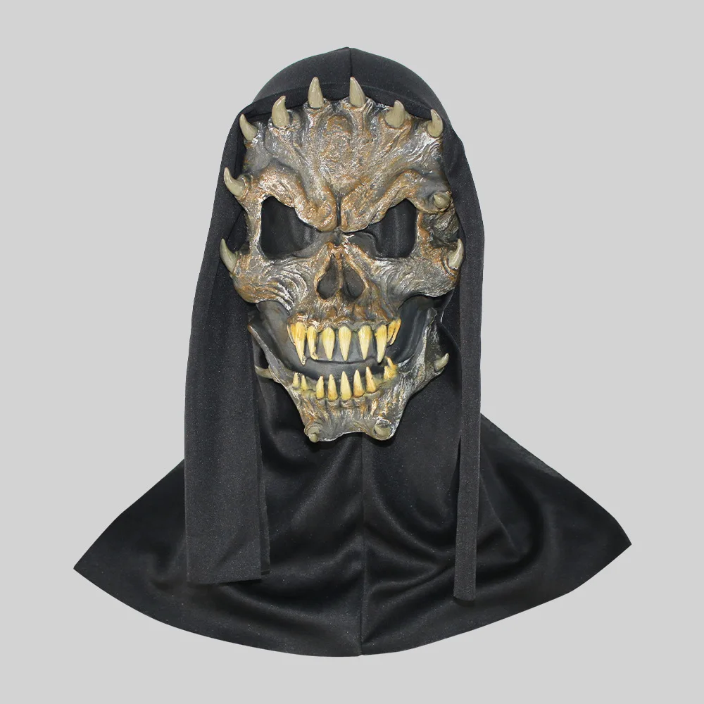 Halloween Skull Headgear Terrible Latex Mask Day of The Dead Headwear Festival Zombie Cosplay Costume Accessories Adult Wear
Halloween Skull Headgear Terrible Latex Mask Day of The Dead Headwear Festival Zombie Cosplay Costume Accessories Adult Wear