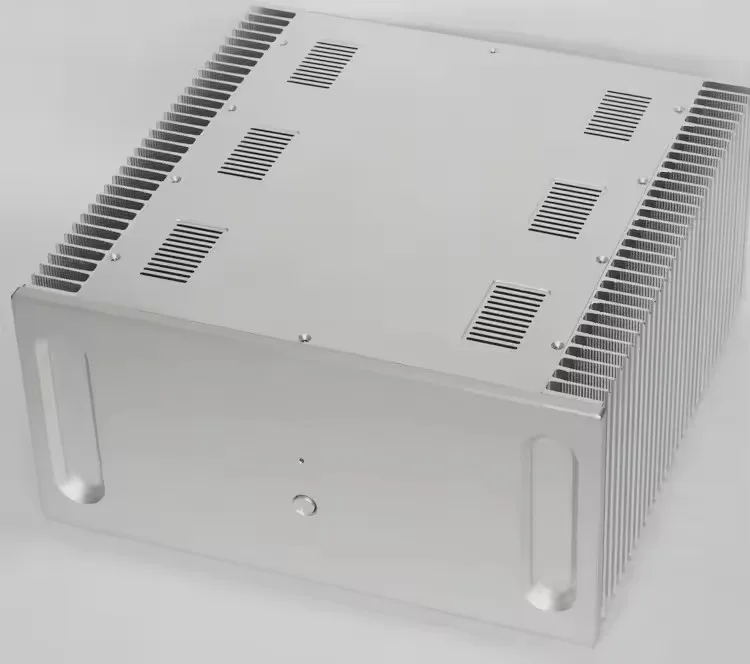 Luxury Silver WA112 Aluminum Amplifier Chassis Class A Preamp Case AMP Enclosure With Heatsink
Luxury Silver WA112 Aluminum Amplifier Chassis Class A Preamp Case AMP Enclosure With Heatsink