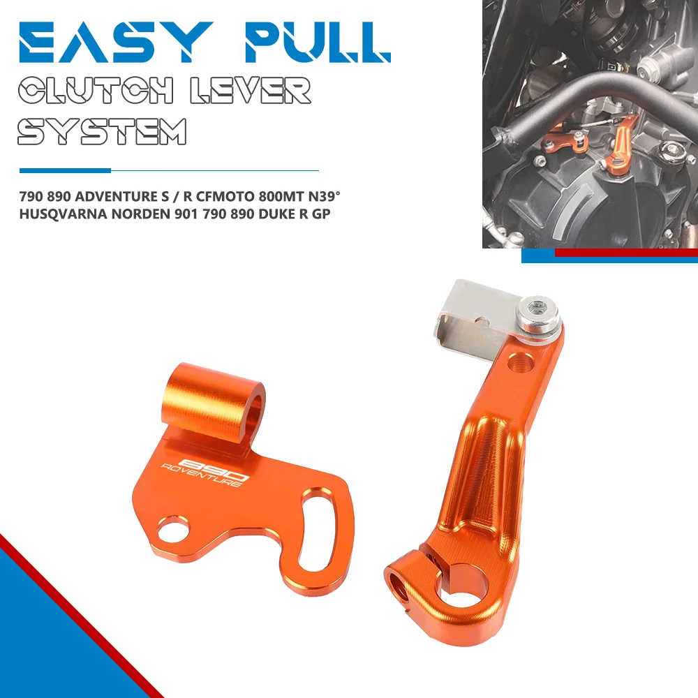 FOR 790 890 Adventure DUKE One Finger Clutch Easy Pull Clutch Lever System Clutch Arm Extension Soft Pull Clutch Installation
FOR 790 890 Adventure DUKE One Finger Clutch Easy Pull Clutch Lever System Clutch Arm Extension Soft Pull Clutch Installation