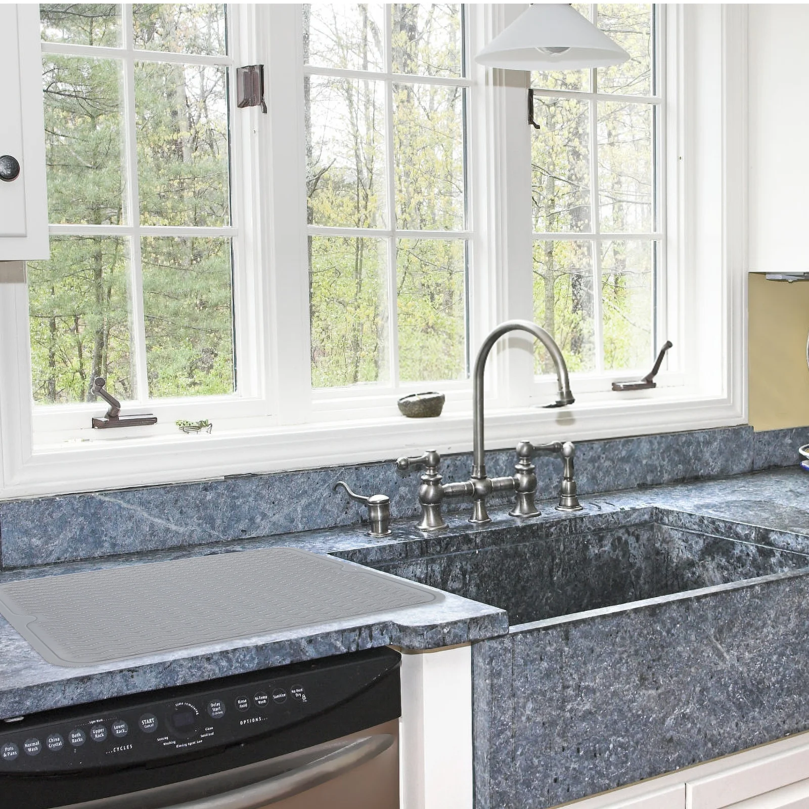 Silicone Dish Drying 2024 Upgraded Non Slip Kitchen Counter Mat For Water Tea Coffee Cups Plates Easy Clean Roll Up
Silicone Dish Drying 2024 Upgraded Non Slip Kitchen Counter Mat For Water Tea Coffee Cups Plates Easy Clean Roll Up