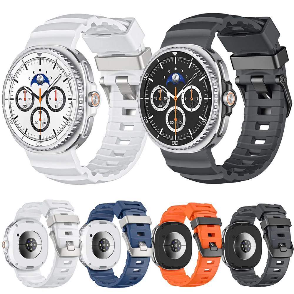 Trail Silicone Strap for Samsung Galaxy Watch 8 44mm 40mm Sport Bracelet Belt for Galaxy Watch 8 Classic 46mm Original Watchband
Trail Silicone Strap for Samsung Galaxy Watch 8 44mm 40mm Sport Bracelet Belt for Galaxy Watch 8 Classic 46mm Original Watchband