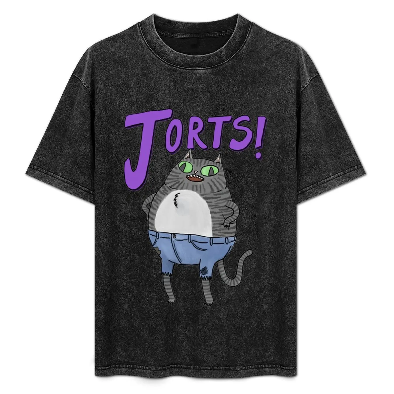 JORTS! Cat T-Shirt Large Size Casual Short Sleeve Top
JORTS! Cat T-Shirt Large Size Casual Short Sleeve Top