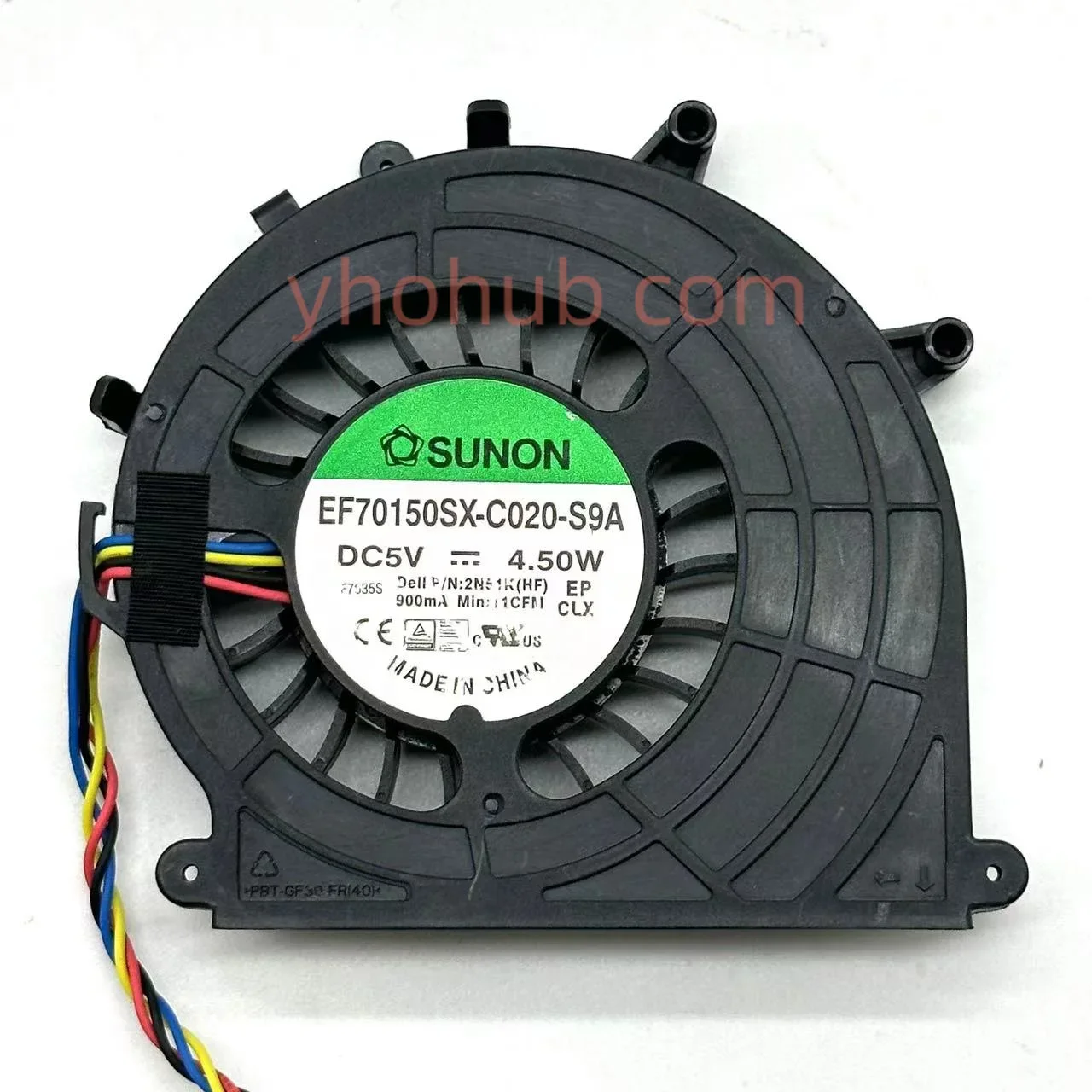 OptiPlex 3020 3040 3046M 3070 7040 9020 D10U BAZC0715R5U P020 Вентилятор охлаждения сервера постоянного тока 5 В 1,0 А
OptiPlex 3020 3040 3046M 3070 7040 9020 D10U BAZC0715R5U P020 Вентилятор охлаждения сервера постоянного тока 5 В 1,0 А