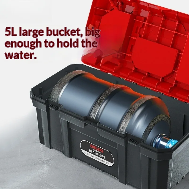 Portable Plastic Toolbox Multi Layer Tool Storage Organizer Lockable Durable Garage Workshop Electrician Home Use Tool Boxes
Portable Plastic Toolbox Multi Layer Tool Storage Organizer Lockable Durable Garage Workshop Electrician Home Use Tool Boxes