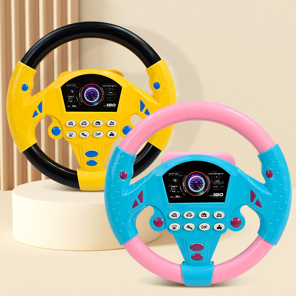 Kids Simulated Steering Wheel Toy with Music Light,Early Educational Electric Sounding Toy Small Steering Wheel Toy Gift for Kid
Kids Simulated Steering Wheel Toy with Music Light,Early Educational Electric Sounding Toy Small Steering Wheel Toy Gift for Kid
