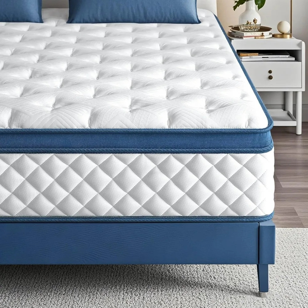 Queen Mattress 14 Inch,Memory Foam Mattress in Box for Pressure Relief,Individual Pocket Spring-Motion Isolation w/Edge Support
Queen Mattress 14 Inch,Memory Foam Mattress in Box for Pressure Relief,Individual Pocket Spring-Motion Isolation w/Edge Support