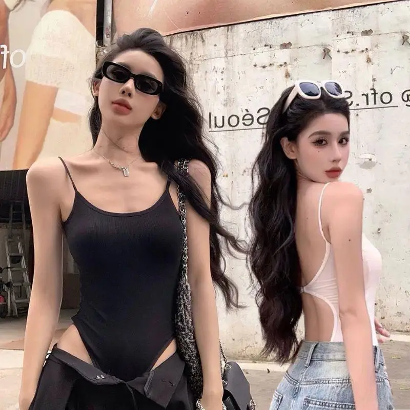 Sexy Black Open-Back Tank Top Women's Inner Wear Summer Cotton Outerwear Trendy Red Vest Wearable Underwear for Women Girls
Sexy Black Open-Back Tank Top Women's Inner Wear Summer Cotton Outerwear Trendy Red Vest Wearable Underwear for Women Girls