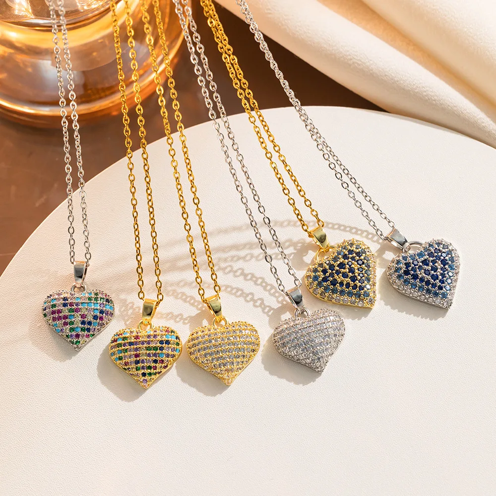 Stainless Steel Chain Classic Shiny Zircon Crown Love Pendant Necklace Love Pendant Vintage Jewelry Accessories Gifts
Stainless Steel Chain Classic Shiny Zircon Crown Love Pendant Necklace Love Pendant Vintage Jewelry Accessories Gifts