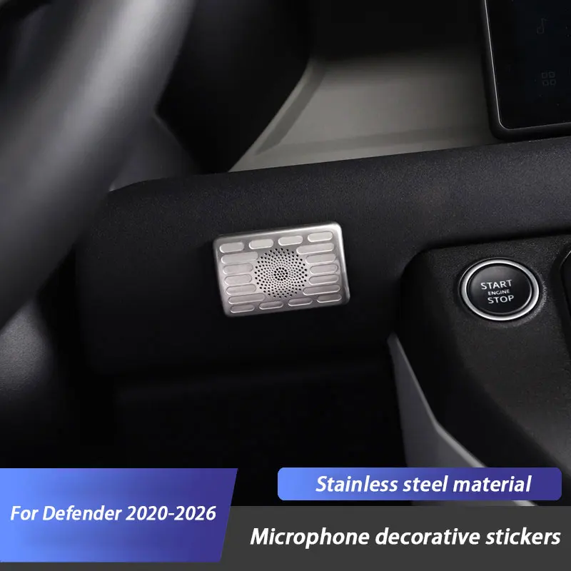 For Land Rover Defender 2020-2026 Control Microphone Decoration Interior Glitter Interior Modification Accessories
For Land Rover Defender 2020-2026 Control Microphone Decoration Interior Glitter Interior Modification Accessories