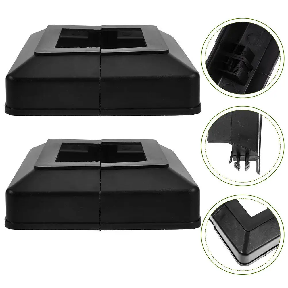 4Pcs Square Tubing Post Base Cover Plastic Split Post Skirt for Deck Fencing Concealed Screws Protective Caps End Caps
4Pcs Square Tubing Post Base Cover Plastic Split Post Skirt for Deck Fencing Concealed Screws Protective Caps End Caps
