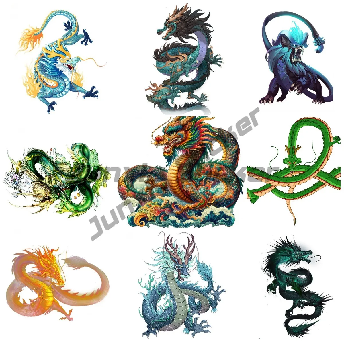 Dragon Anime Vinyl Autohesion Stickers Vehicle Anti Scratch Exterior Accessories for Car Bumper Truck Speedboat
Dragon Anime Vinyl Autohesion Stickers Vehicle Anti Scratch Exterior Accessories for Car Bumper Truck Speedboat