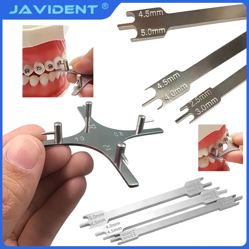 Dental Rod-Type Star-Shaped Cross Brackets, Aligner Orthodontic Measuring Ruler, Tools for Alloy Orthodontic Adhesives
Dental Rod-Type Star-Shaped Cross Brackets, Aligner Orthodontic Measuring Ruler, Tools for Alloy Orthodontic Adhesives