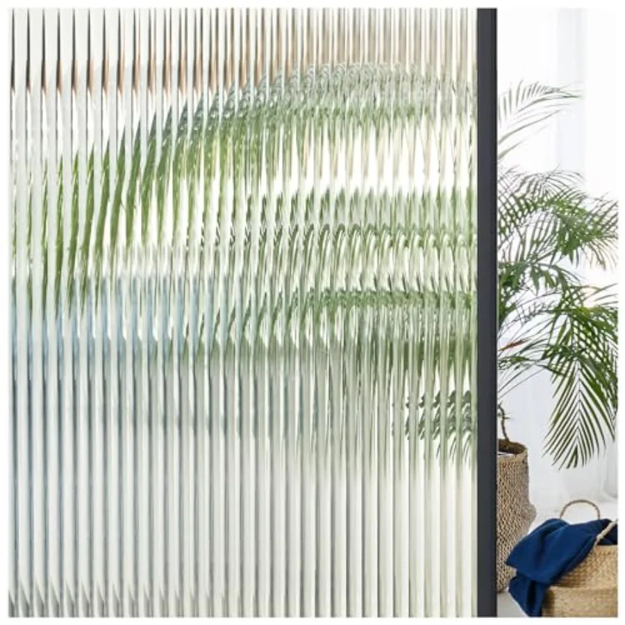 Reeded Glass Wdow Privacy Film, 3D Fluted Frosted Decorative Wdow Film, Self Adhesive Privacy Cover, UV Blockg for Bathroom Bed
Reeded Glass Wdow Privacy Film, 3D Fluted Frosted Decorative Wdow Film, Self Adhesive Privacy Cover, UV Blockg for Bathroom Bed