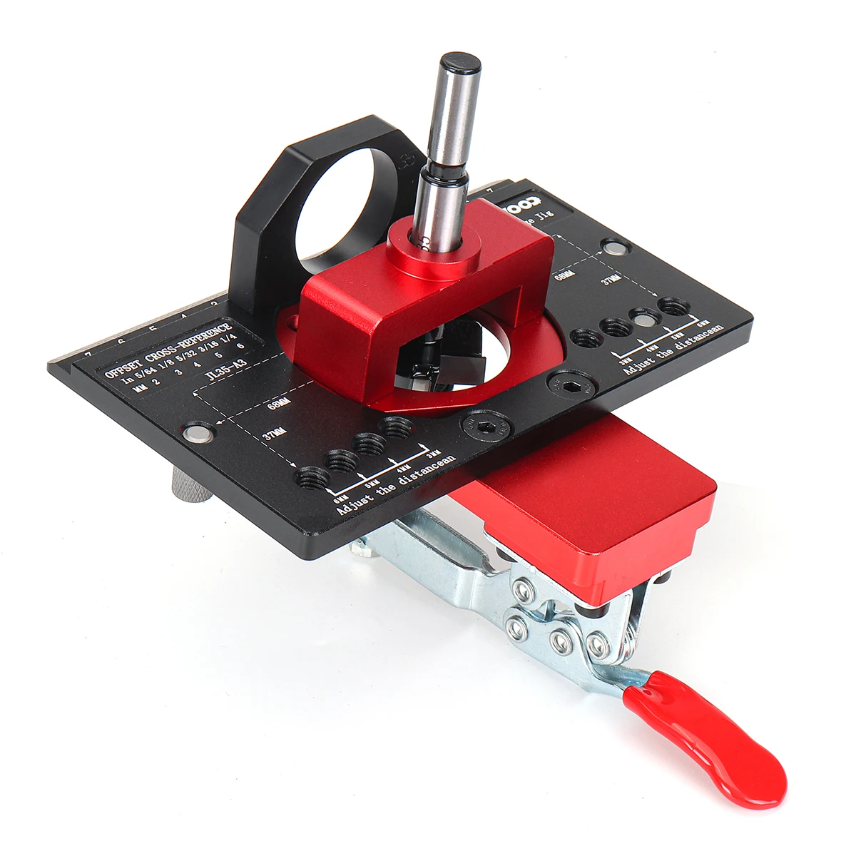 ENJOYWOOD Metal Concealed Hinge Jig Aluminum Alloy Standard Size Accurate Quick Clamp Hinge Hole Drilling Jig Woodworking Tool
ENJOYWOOD Metal Concealed Hinge Jig Aluminum Alloy Standard Size Accurate Quick Clamp Hinge Hole Drilling Jig Woodworking Tool
