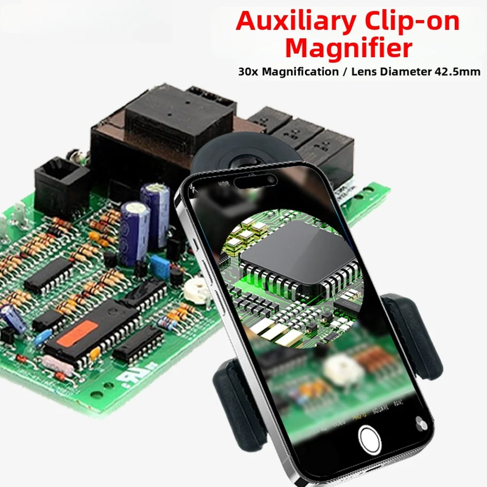 Macro Lens Adapter Clip-on Magnifier Non-slip Rubber Pad Curved Groove Clamp 1 4-inch Brass Nut Tripod Mountable
Macro Lens Adapter Clip-on Magnifier Non-slip Rubber Pad Curved Groove Clamp 1 4-inch Brass Nut Tripod Mountable