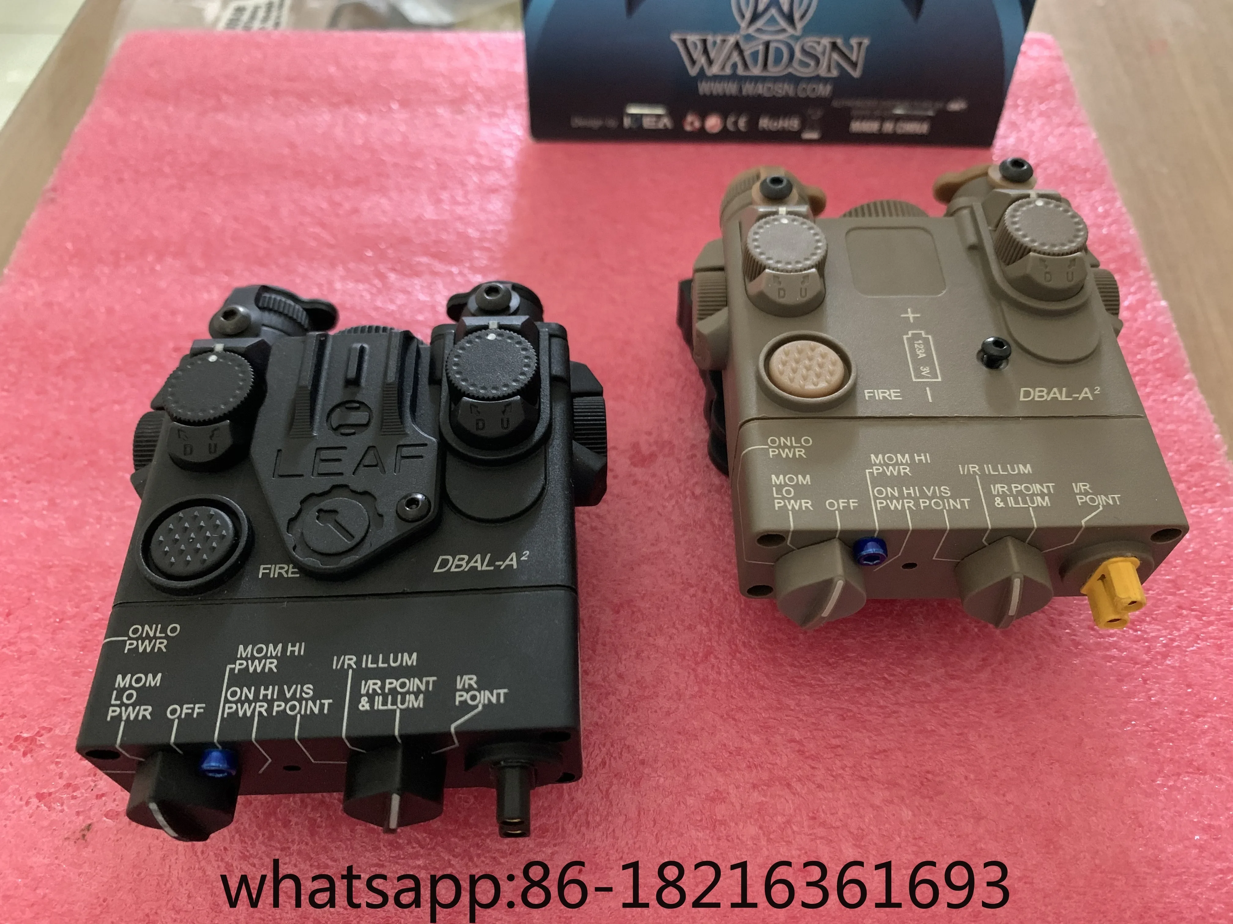 WADSN Watson DBAL-A2 Model Tactical Laser Battery Box 11.1V Battery Edition DBAL Tactical
WADSN Watson DBAL-A2 Model Tactical Laser Battery Box 11.1V Battery Edition DBAL Tactical