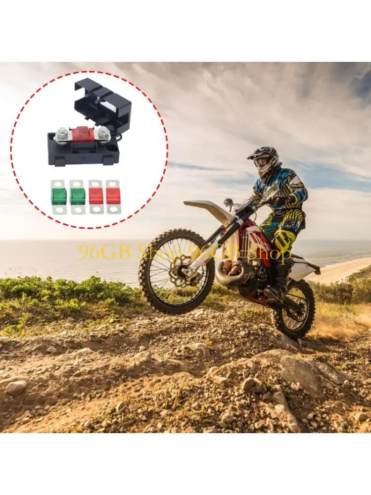 96GB Multipurpose Fuses Box Holder for Car Motorcycle Includes 30A 50A Blade Fuses Overload
96GB Multipurpose Fuses Box Holder for Car Motorcycle Includes 30A 50A Blade Fuses Overload