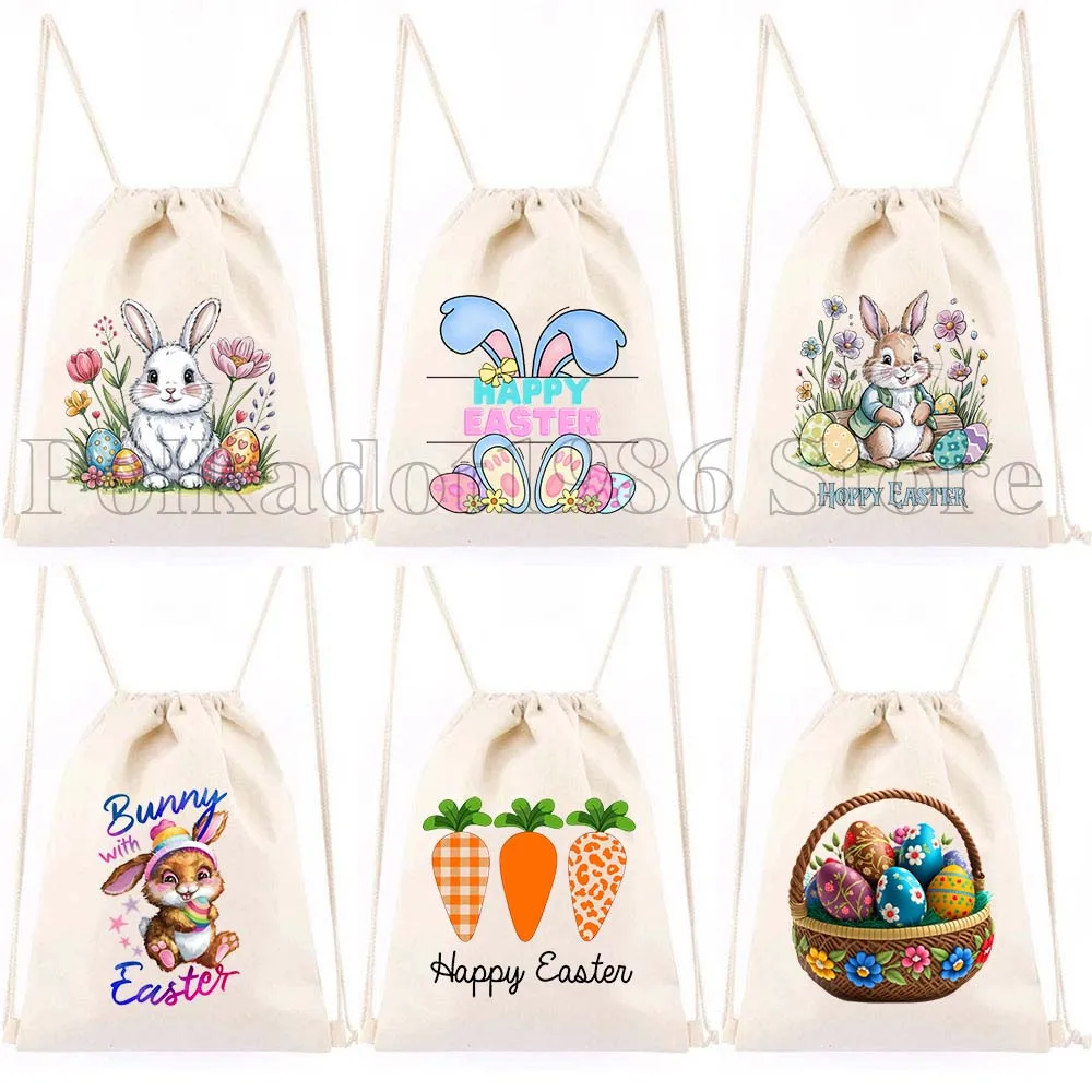 Cute Rabbit Easter Bunny Basket Easter Eggs Happy Easter Day Flowers Mom Girl Gifts Drawstring Bags Soccer Backpack Gym Sackpack
Cute Rabbit Easter Bunny Basket Easter Eggs Happy Easter Day Flowers Mom Girl Gifts Drawstring Bags Soccer Backpack Gym Sackpack