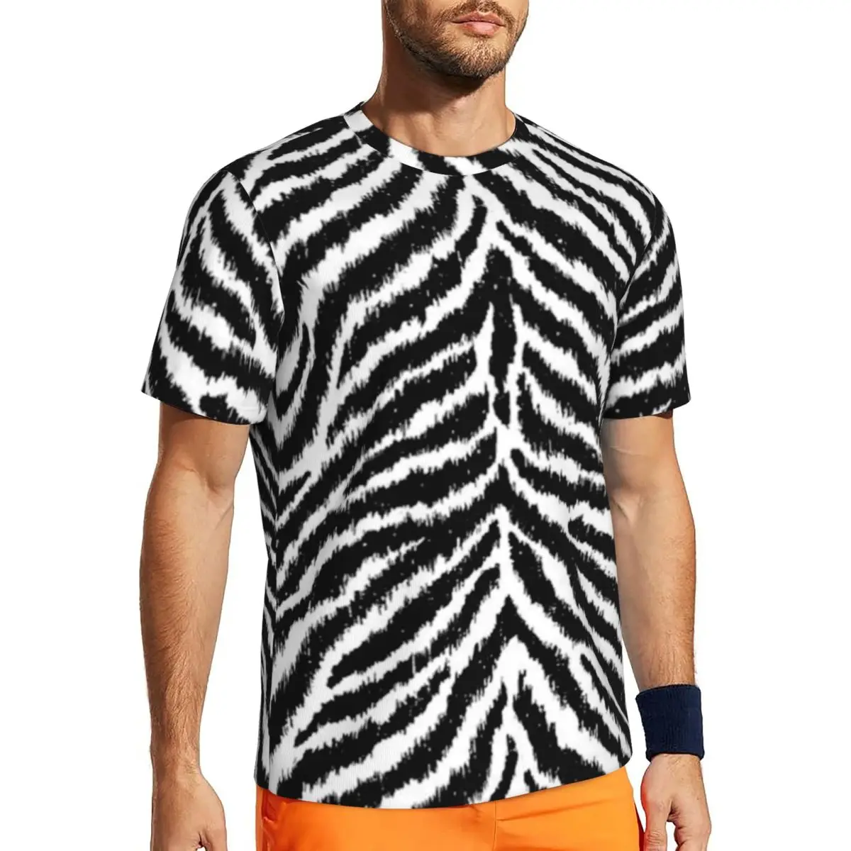 Zebra Print Running T-Shirt Cool Zebras Skin Design Fashion T Shirts Men Streetwear Tee Shirt Beach Short-Sleeve Graphic Clothes
Zebra Print Running T-Shirt Cool Zebras Skin Design Fashion T Shirts Men Streetwear Tee Shirt Beach Short-Sleeve Graphic Clothes