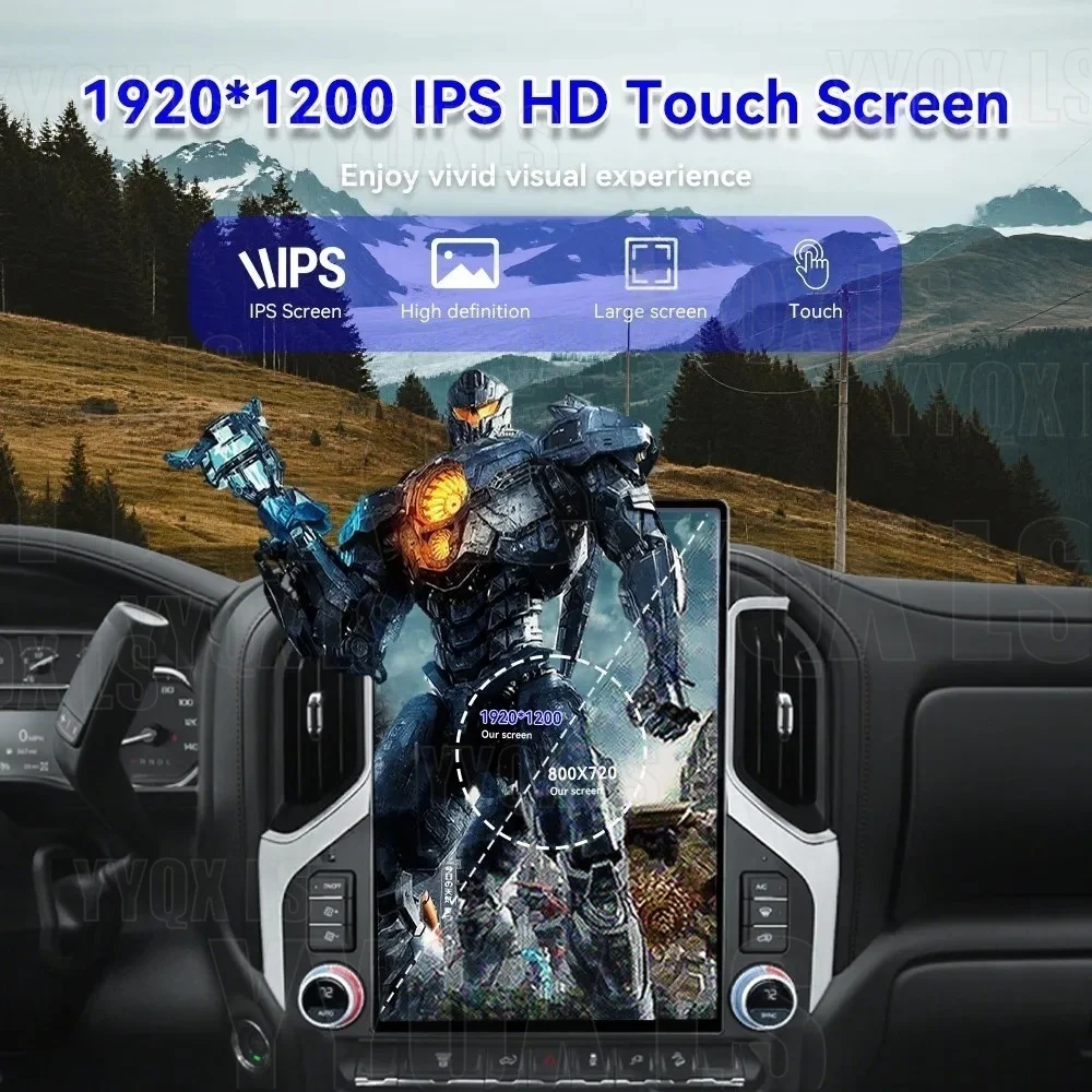 15.6“ Touch Screen For Chevrolet Silverado 2019-2022 Android 13.0 Car Radio Navigation Wireless GPS Stereo Multimedia Player
15.6“ Touch Screen For Chevrolet Silverado 2019-2022 Android 13.0 Car Radio Navigation Wireless GPS Stereo Multimedia Player