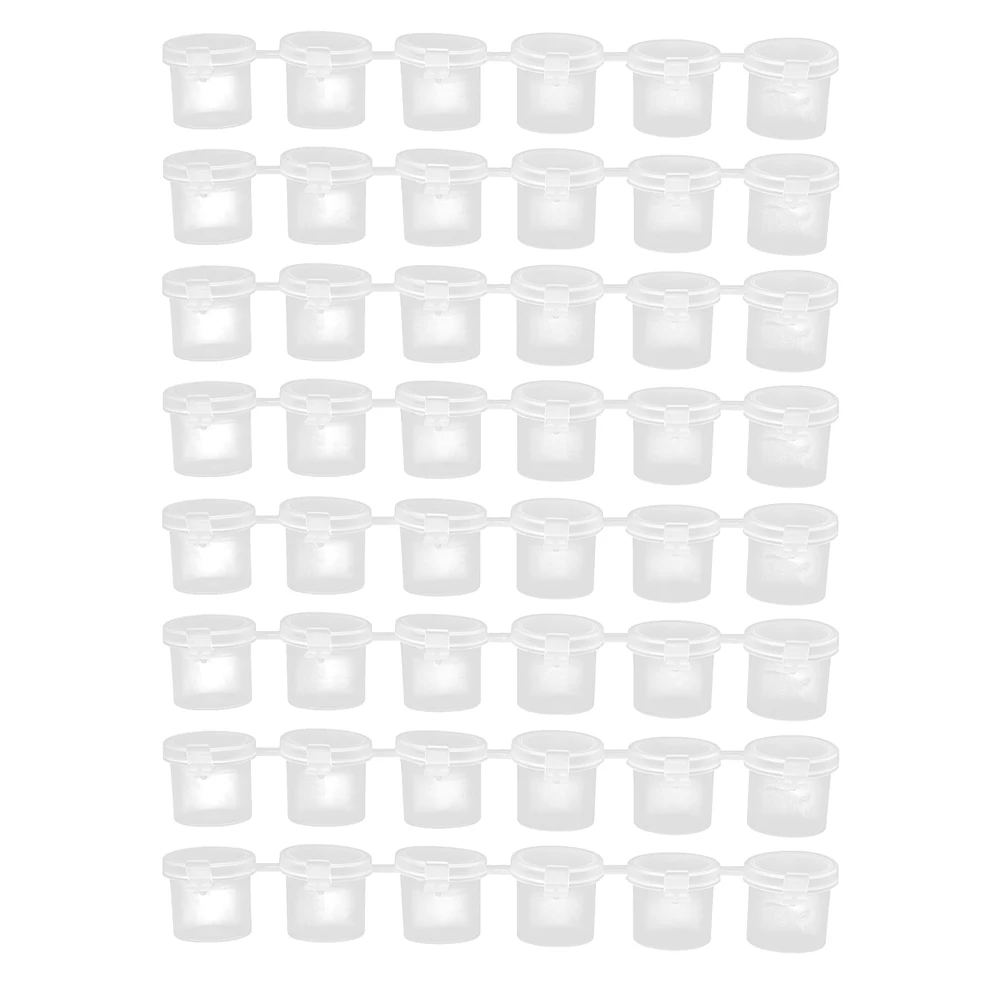 8 Pcs Clear Craft Containers Spare Paint Case with Lid Plastic Pans Empty Organizer
8 Pcs Clear Craft Containers Spare Paint Case with Lid Plastic Pans Empty Organizer