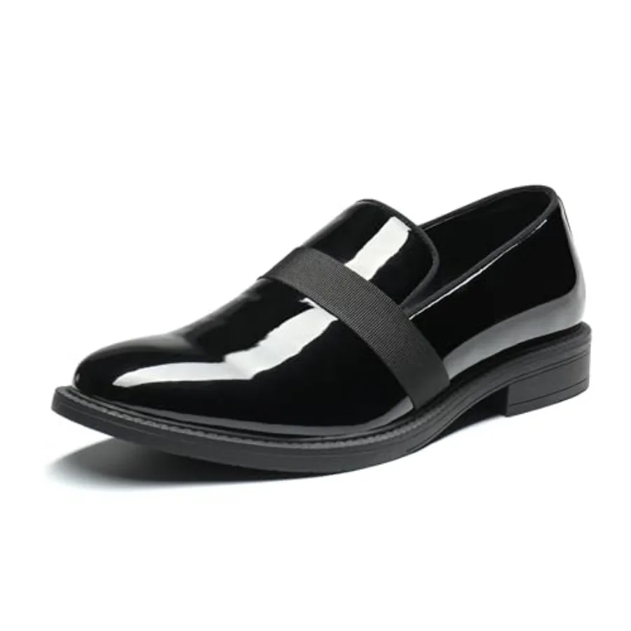 Men's Dress Tuxedo Shoe Slip-on Classic Patent Leather Loafers
Men's Dress Tuxedo Shoe Slip-on Classic Patent Leather Loafers
