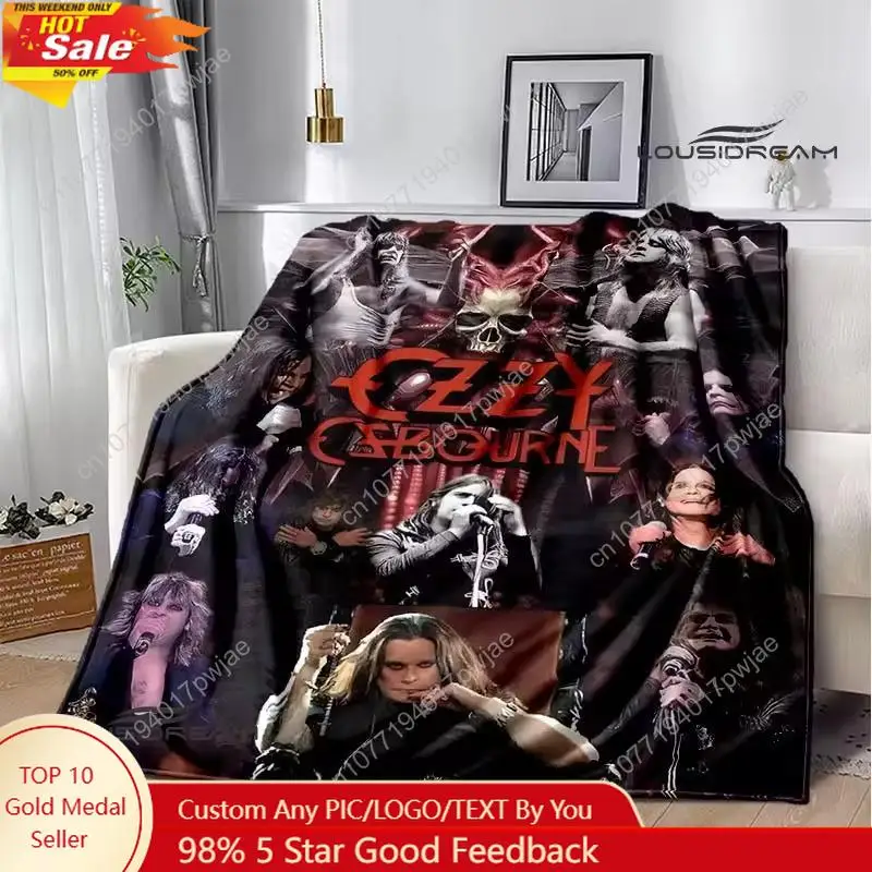 Ozzy Osbourne Fleece Blanket, The Godfather of Rock Blankets for Men Women Fleece Blankets for Couch Sofa Bed Bedroom Chair Dec
Ozzy Osbourne Fleece Blanket, The Godfather of Rock Blankets for Men Women Fleece Blankets for Couch Sofa Bed Bedroom Chair Dec