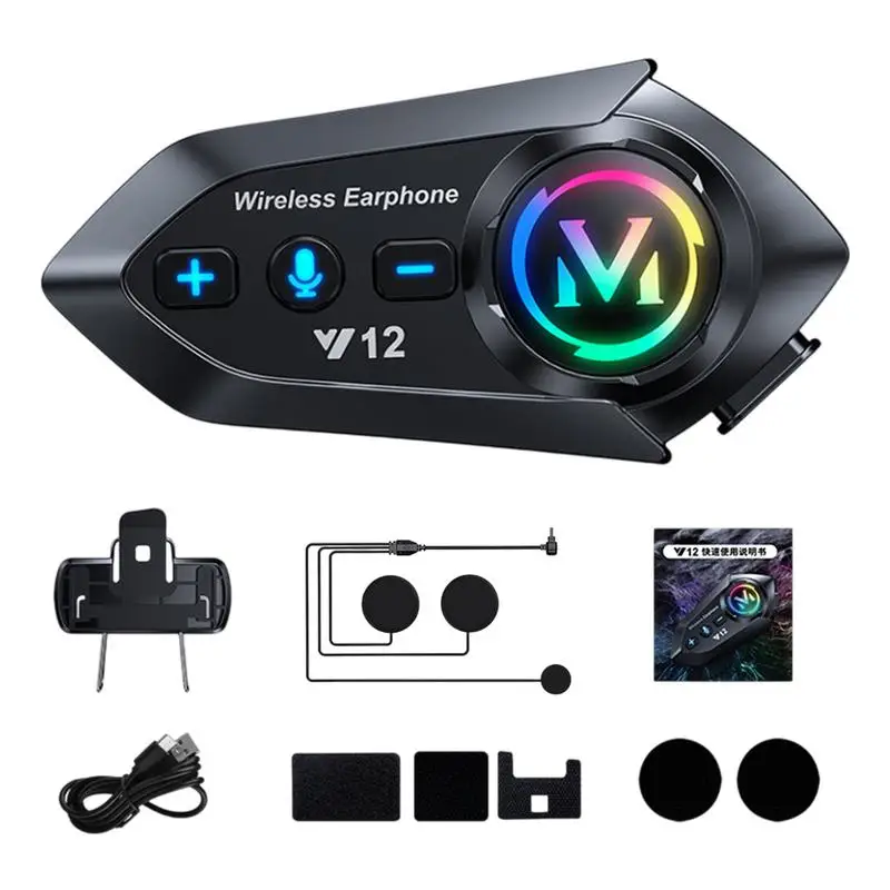 Helmet Speakers Motorcycle Wireless Helmet Headset Color-Changing Waterproof Snowmobile Accessories For Men And Women
Helmet Speakers Motorcycle Wireless Helmet Headset Color-Changing Waterproof Snowmobile Accessories For Men And Women