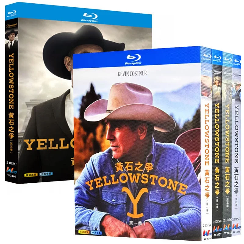 BD Blu-ray Disc Yellowstone The Yellowstone Conflict Seasons 1-5 Complete Collection 10-Disc Box Set
BD Blu-ray Disc Yellowstone The Yellowstone Conflict Seasons 1-5 Complete Collection 10-Disc Box Set