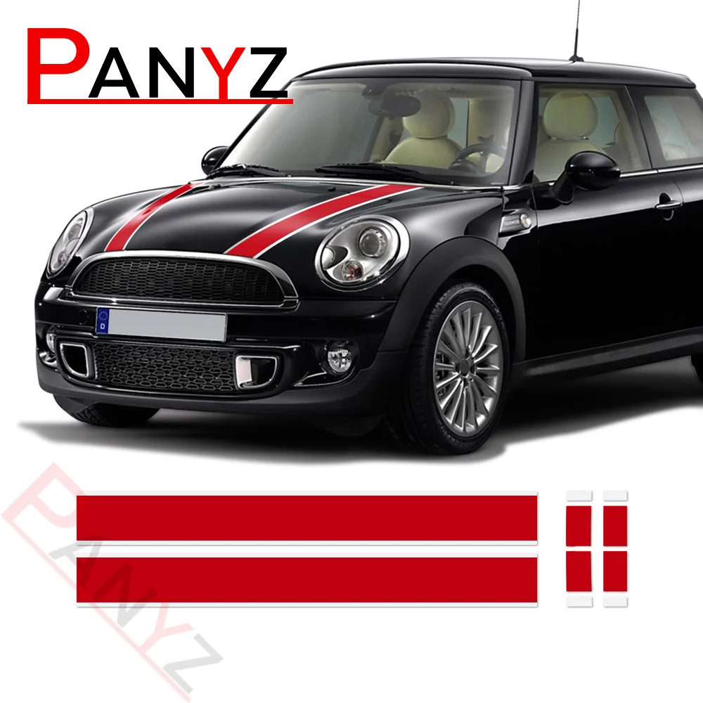 Car Styling Hood Bonnet Rear Trunk Stripes Engine Cover Vinyl Decal Sticker for Mini Cooper R56 2007-2013 Hatchback
Car Styling Hood Bonnet Rear Trunk Stripes Engine Cover Vinyl Decal Sticker for Mini Cooper R56 2007-2013 Hatchback