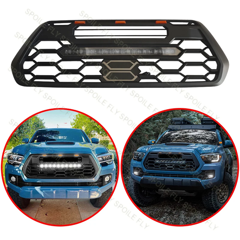 For Toyota Tacoma 2016 2017 2018 2019 2020 2021 2022 2023 High Quality ABS Car Front Grille Body Kit Grill With LED
For Toyota Tacoma 2016 2017 2018 2019 2020 2021 2022 2023 High Quality ABS Car Front Grille Body Kit Grill With LED