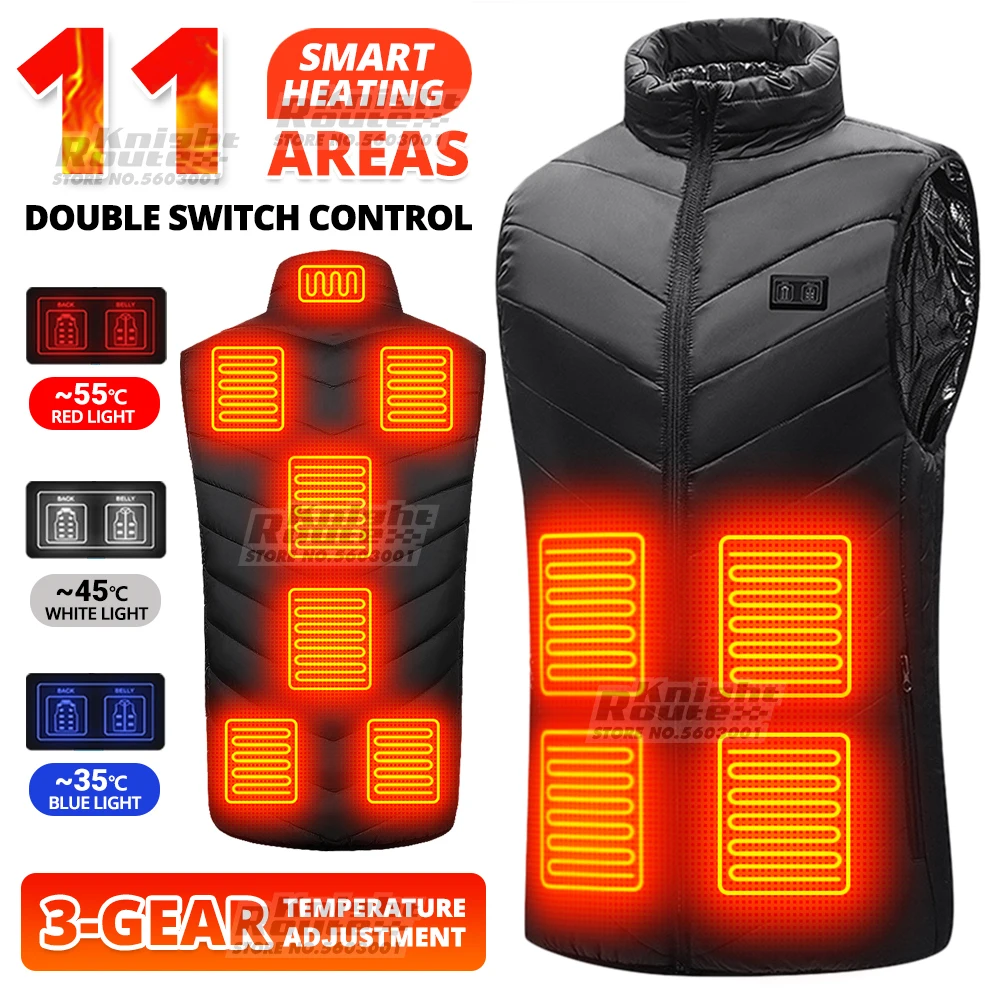 11 Areas Heated Vest Body Warmer APP Control Warm Women Men Heating Jacket Clothing Heated Vest Thermal Winter Fishing Man
11 Areas Heated Vest Body Warmer APP Control Warm Women Men Heating Jacket Clothing Heated Vest Thermal Winter Fishing Man